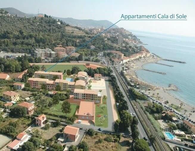 Appartamento Vista Mare Con Piscina Cala Di Sole Империя Экстерьер фото